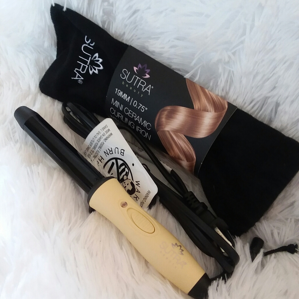 Sutra  beauty mini tourmaline ceramic curling iron